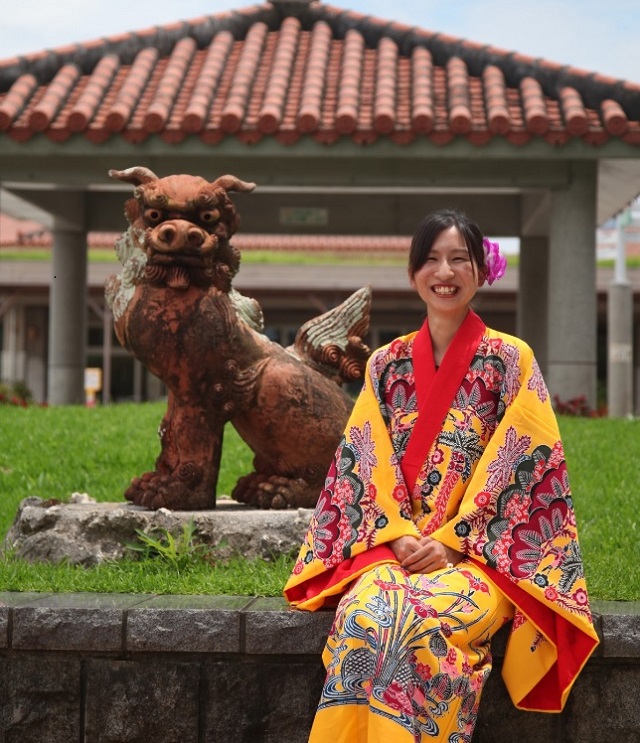 海洋博公園琉装フォト
