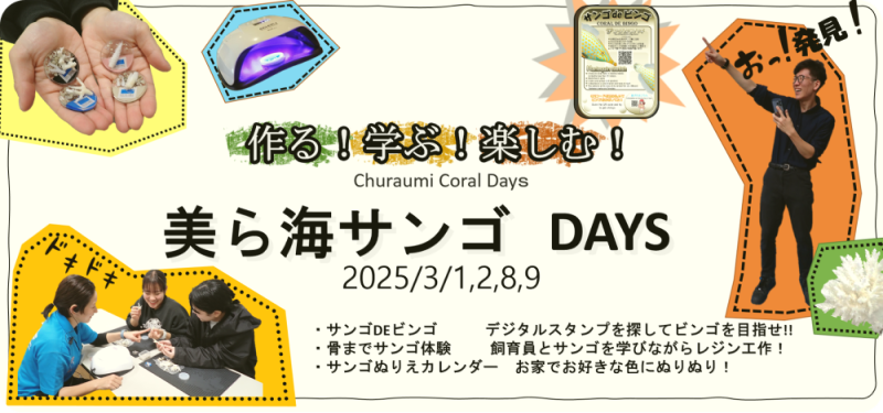 楽しむ・学ぶ・作る!美ら海サンゴDAYS