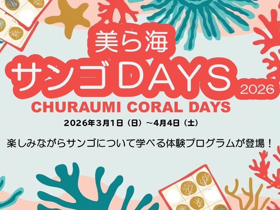 「3/1～美ら海サンゴDAYS 2026」開催の画像